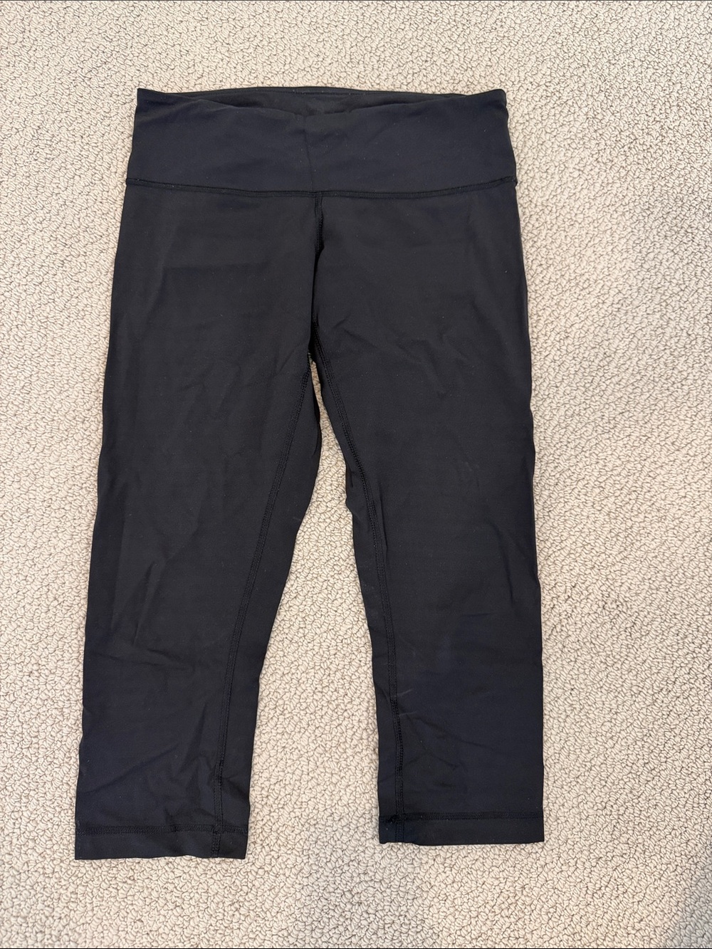 Lululemon Women’s Black Active Leggings - Cropped
